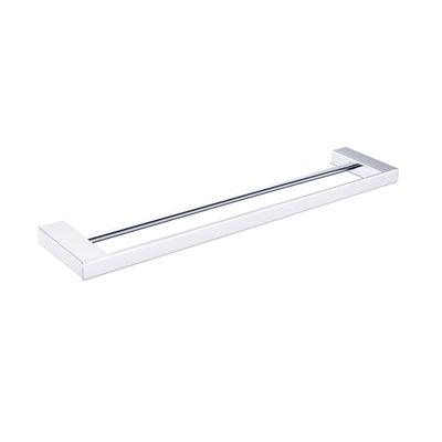 Nero Celia 800mm Double Towel Rail - Chrome - Burdens Plumbing