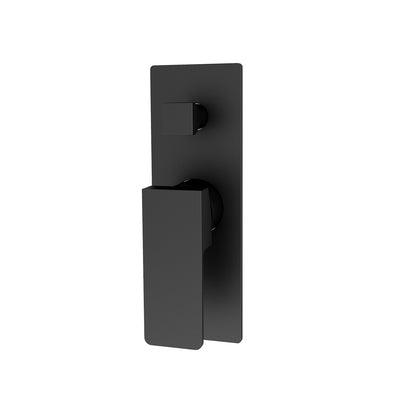 Nero Celia Shower Mixer With Divertor - Matt Black - Burdens Plumbing