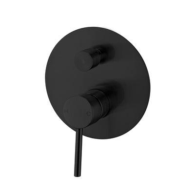 Nero Dolce Shower Mixer With Divertor - Matt Black - Burdens Plumbing