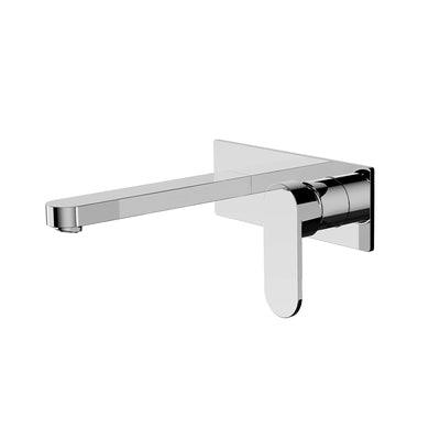 Nero Ecco Wall Basin Mixer - Chrome - Burdens Plumbing