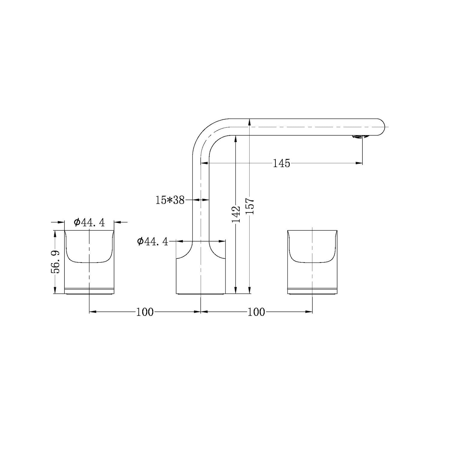 Nero Pearl Basin Set - Chrome - Burdens Plumbing