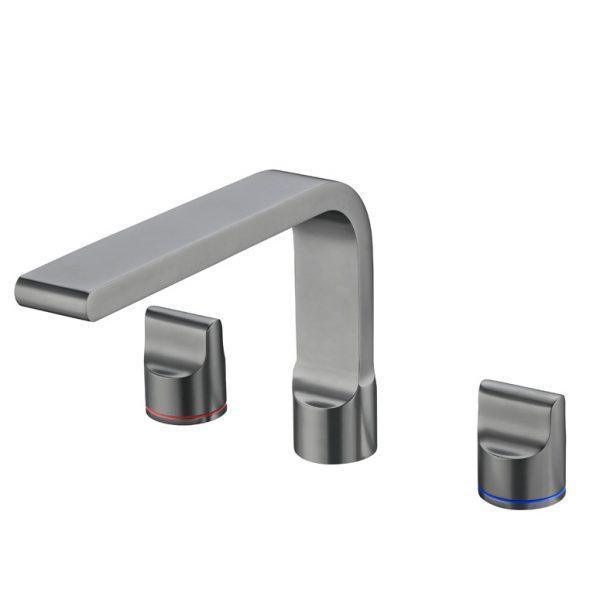 Nero Pearl Basin Set - Gun Metal Grey - Burdens Plumbing