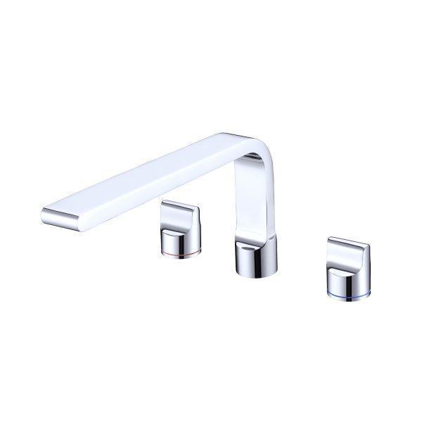 Nero Pearl Bath Set With Swivel Spout - Chrome - Burdens Plumbing