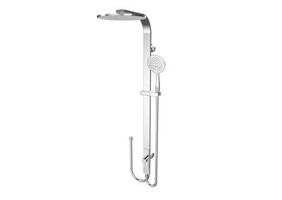 Nero Rain Round Shower Set Double Hose - Chrome - Burdens Plumbing