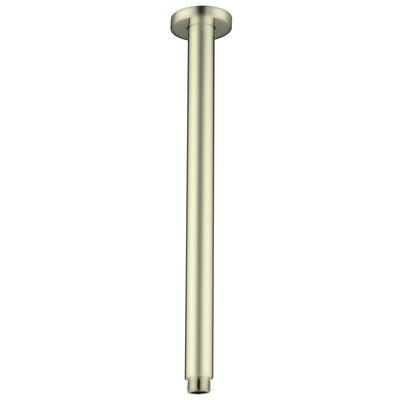 Nero Round Ceiling Arm Brushed Gold - Burdens Plumbing