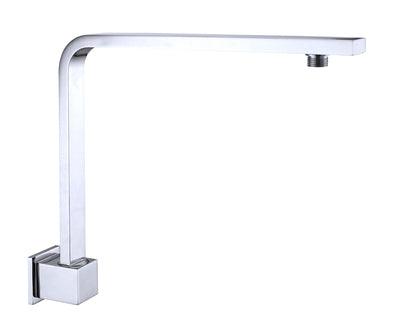 Nero Square Swivel Shower Arm - Chrome - Burdens Plumbing