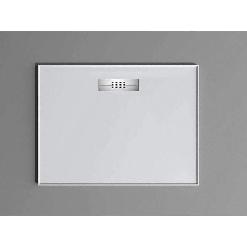Oceano Stonelite Elite Base 1200 X 900 Rear Outlet S/Steel Grate - Burdens Plumbing