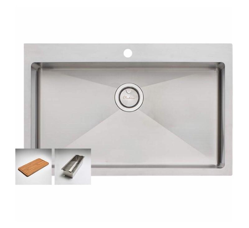 Oliveri Apollo Mega Bowl Sink 1Th - Burdens Plumbing