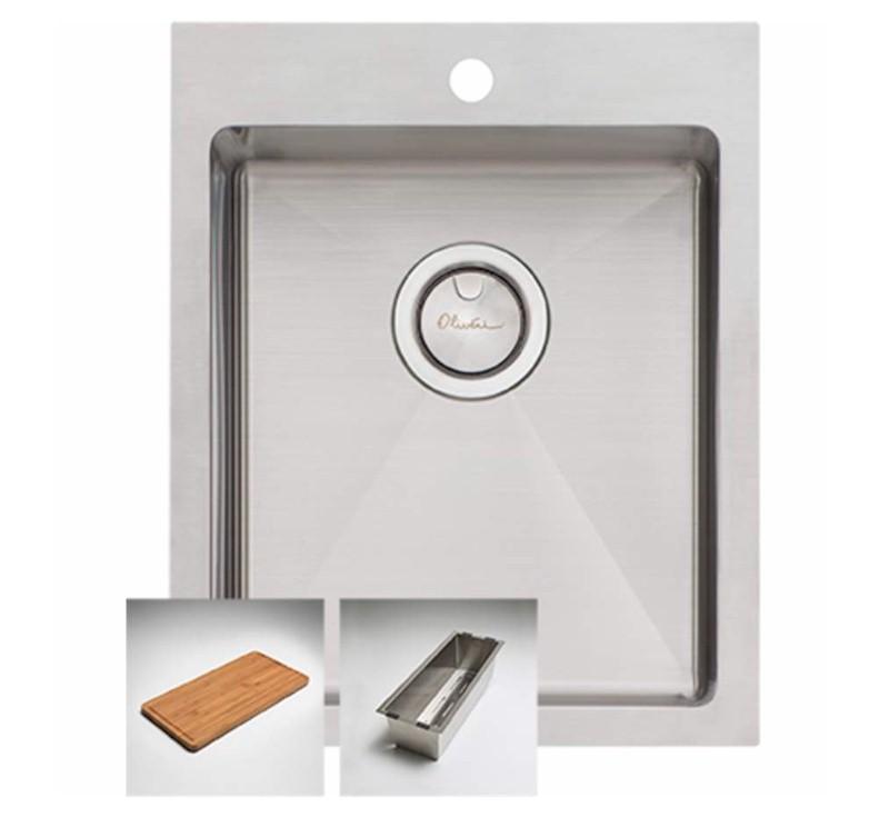 Oliveri Apollo Single Bowl Sink 1Th - Burdens Plumbing