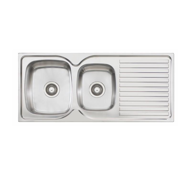 Oliveri Endeavour 1 & 3/4 Bowl Topmount Sink Drainer Nth - Burdens Plumbing