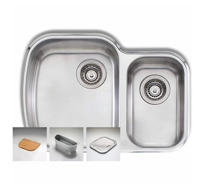 Oliveri Monet 1 & 1/2 R/H Bowl Undermount Sink - Burdens Plumbing