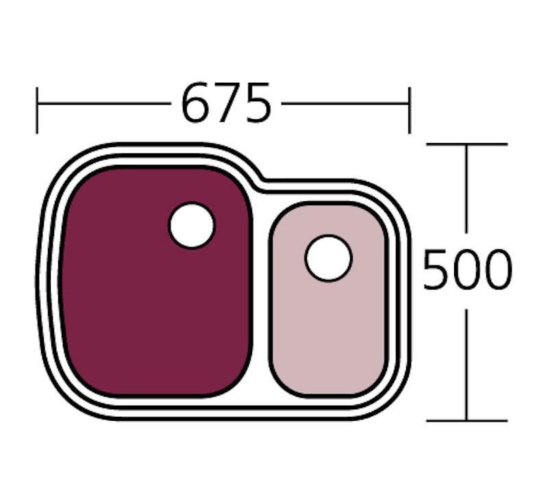 Oliveri Monet 1 & 1/2 R/H Bowl Undermount Sink - Burdens Plumbing