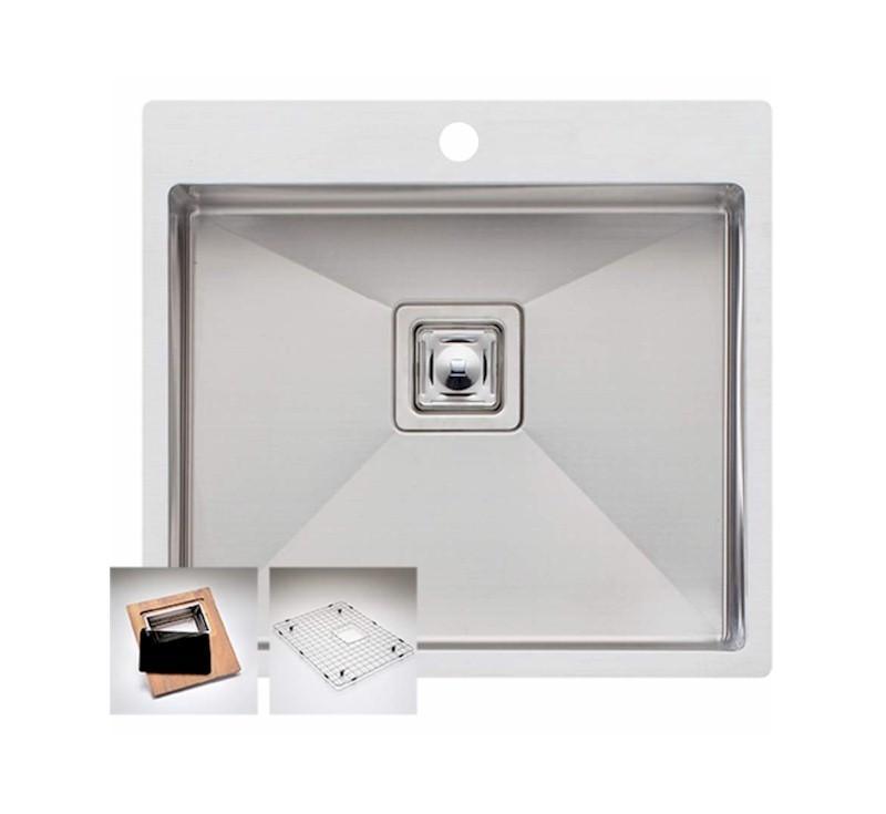 Oliveri Pro Series Single Grand Bowl Topmount Sink 1Th - Burdens Plumbing