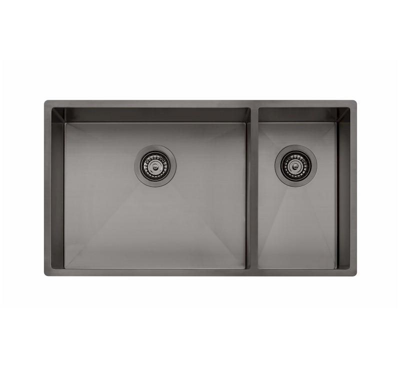 Oliveri Spectra 1 & 1/2 Bowl Gunmetal Sink Nth - Burdens Plumbing
