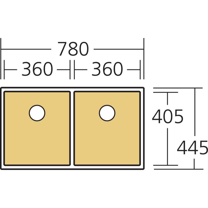 Oliveri Spectra Double Bowl Copper Sink Nth - Burdens Plumbing