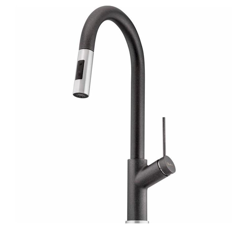 Oliveri Vilo Pull Out Spray Mixer Santorini Black - Burdens Plumbing