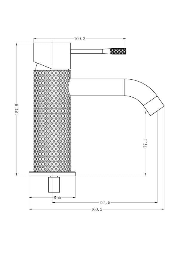 Opal Basin Mixer Brushed Nickel - Burdens Plumbing