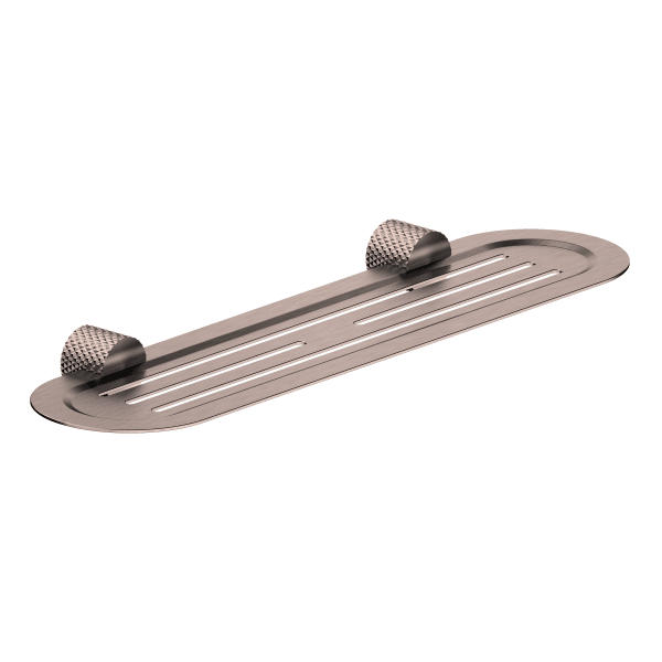Opal Metal Shelf Brushed Bronze - Burdens Plumbing