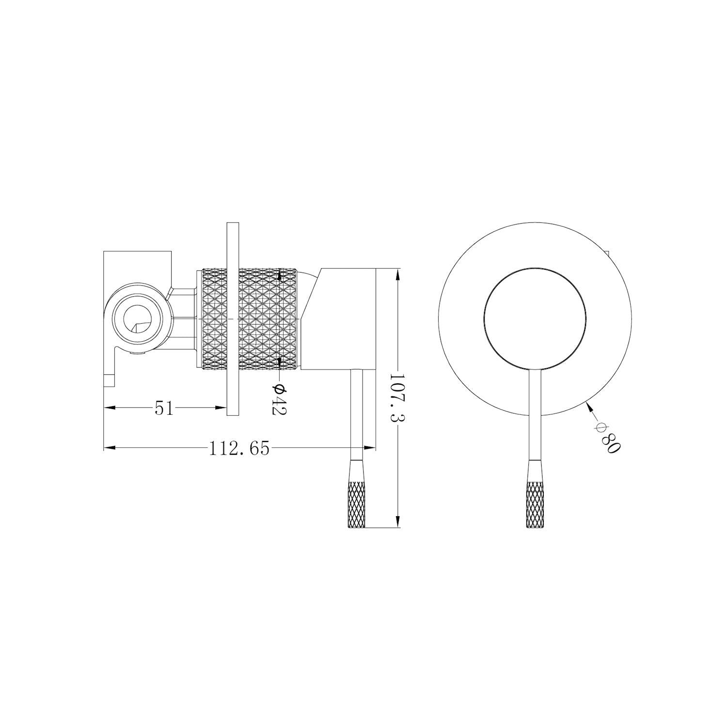 Opal Shower Mixer Brushed Bronze - Burdens Plumbing