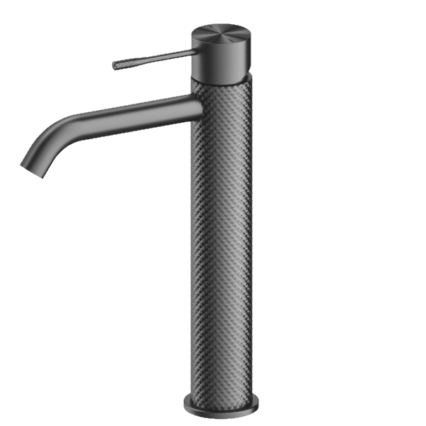 Opal Tall Basin Mixer Gunmetal - Burdens Plumbing