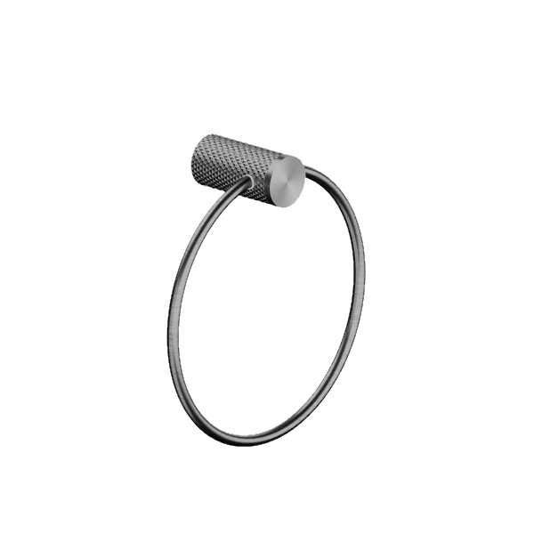 Opal Towel Ring Gunmetal - Burdens Plumbing