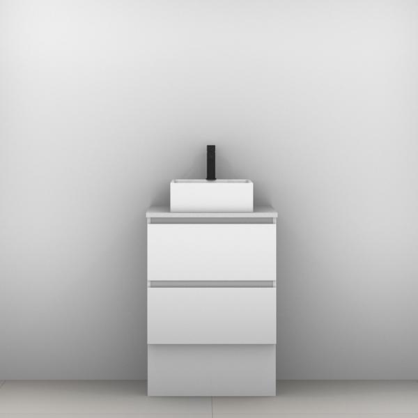 OXBOW VANITY 1200MM 20MM SILK SURFACE TOP WITH CERAMIC BASIN FLOORSTANDING(TIMBERLN P# - Burdens Plumbing