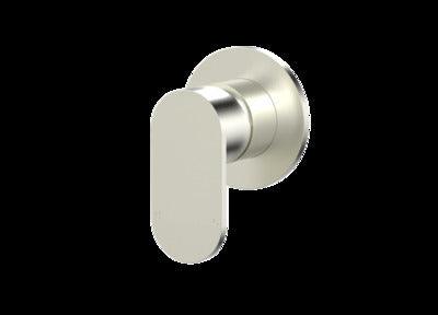 PAR LAVA WALL MIXER BATH/SHOWER BRUSHED NICKEL - Burdens Plumbing