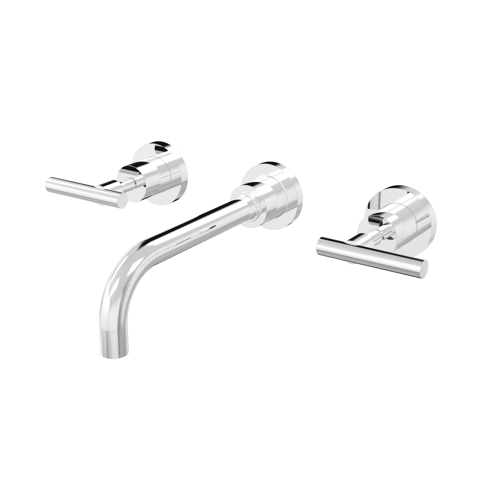 Par Portsea Lever Fixed Wall Basin Set Chrome (B29.152.3.01) - Burdens Plumbing