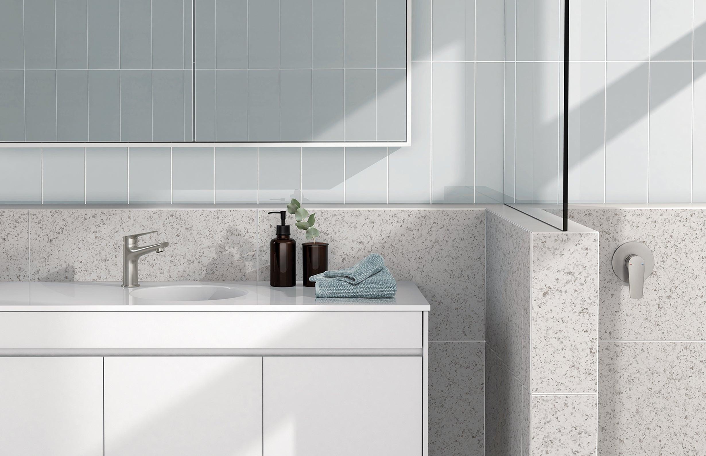 Phoenix Arlo Basin Mixer Brushed Nickel - Burdens Plumbing