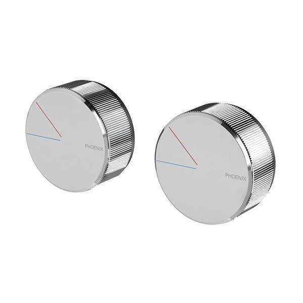 Phoenix Axia Twin Shower/Wall Mixer - Chrome - Burdens Plumbing