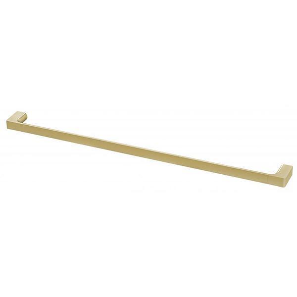 PHOENIX GLOSS SINGLE TOWEL RAIL 800MM BRUSHED GOLD GS802-12 - Burdens Plumbing