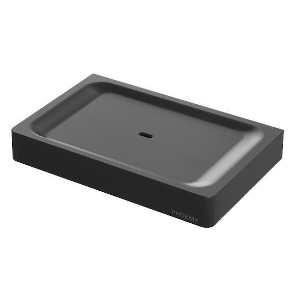 Phoenix Gloss Soap Dish-Matte Black - Burdens Plumbing