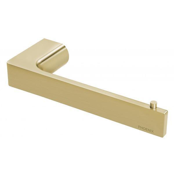 Phoenix Gloss Toilet Roll Holder - Brushed Gold - Burdens Plumbing