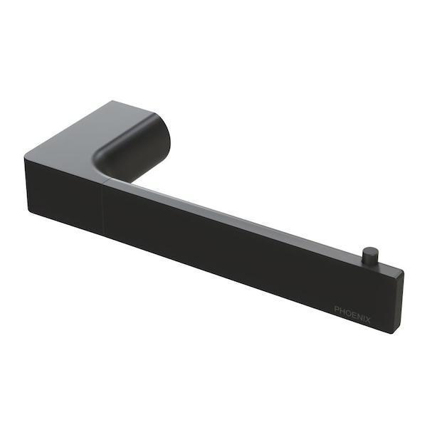 Phoenix Gloss Toilet Roll Holder-Matte Black - Burdens Plumbing