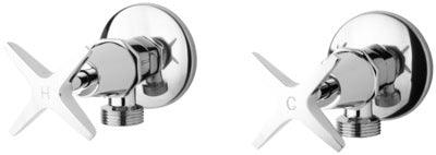 PHOENIX IVY WASHING MACHINE STOPS CHROME PAIR 661CHR - Burdens Plumbing