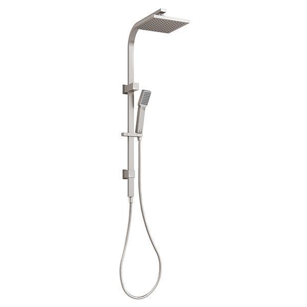 PHOENIX LEXI TWIN SHOWER BRUSHED NICKEL LE726 BN - Burdens Plumbing