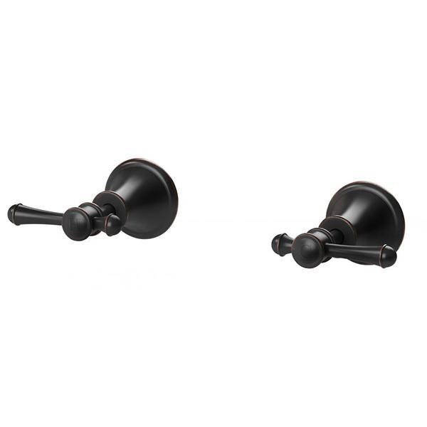 Phoenix Nostalgia Lever Wall Top Assemblies - Antique Black - Burdens Plumbing