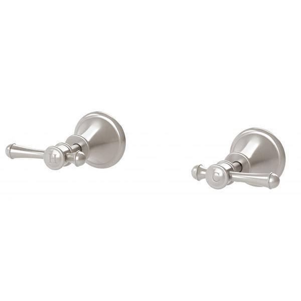 Phoenix Nostalgia Lever Wall Top Assemblies Brushed Nickel - Burdens Plumbing