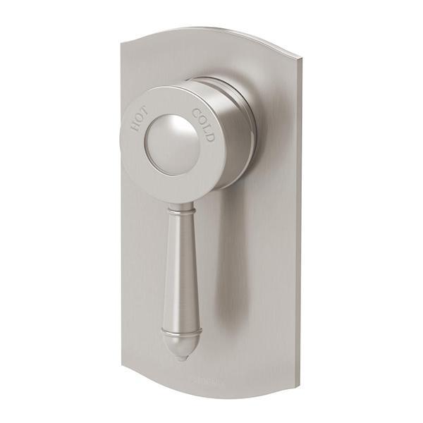Phoenix Nostalgia Shower/Wall Mixer Brushed Nickel - Burdens Plumbing