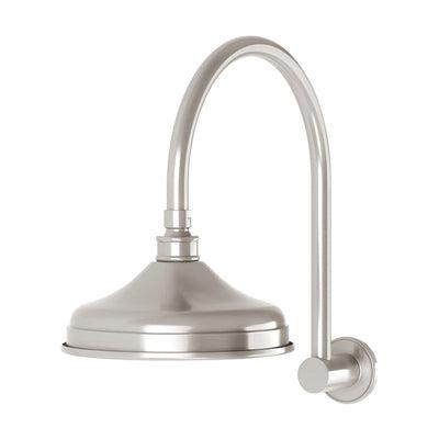 Phoenix Nostalgia Vintage Shower Arm & Rose Brushed Nickel Ns125-40 - Burdens Plumbing