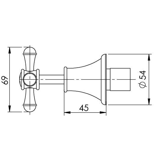 Phoenix Nostalgia Wall Top Assemblies - Burdens Plumbing