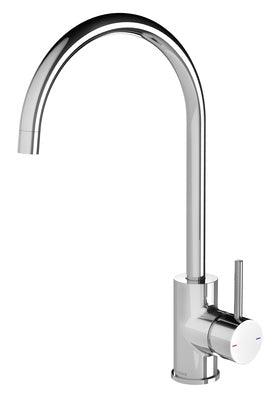 Phoenix Pina Sink Mixer 200Mm Gooseneck Chrome 153-7330-00 - Burdens Plumbing