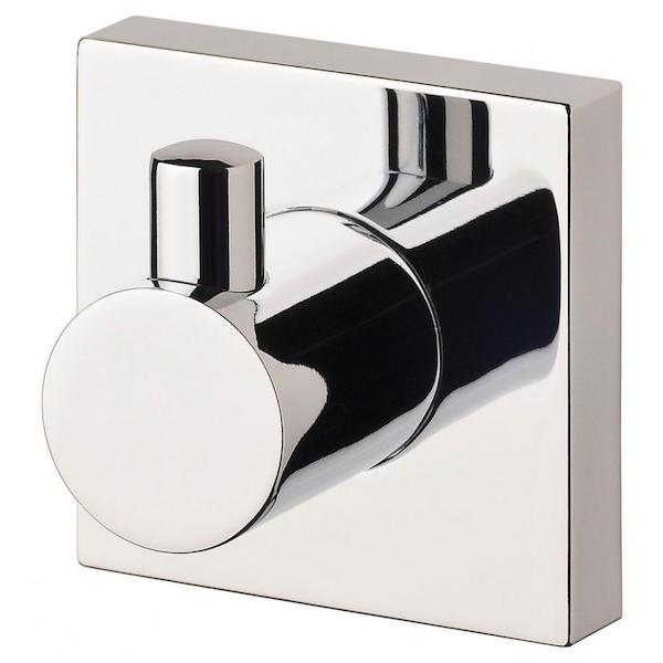 Phoenix RadII Robe Hook Square Plate-Chrome - Burdens Plumbing