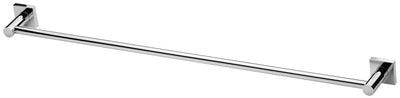PHOENIX RADII SINGLE TOWEL RAIL 800MM CHROME SQUARE - Burdens Plumbing