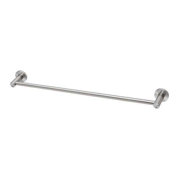 Phoenix Radii Stainless Steel Single Towel Rail Round Plate - Burdens Plumbing