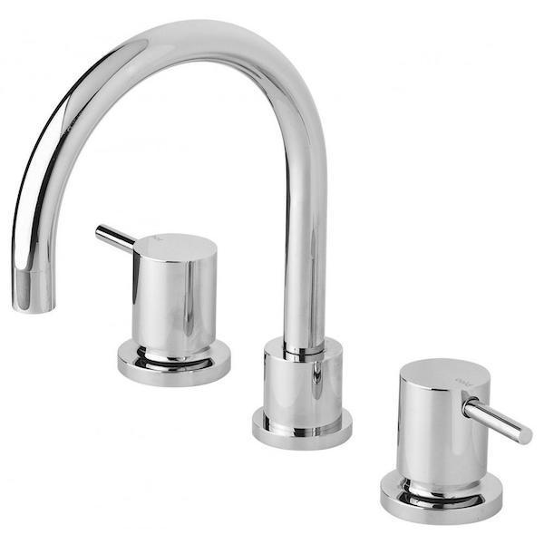 Phoenix Vivid Pin Lever Basin Set Swivel Gooseneck Outlet - Burdens Plumbing