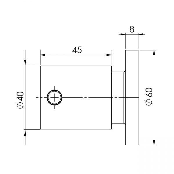Phoenix Vivid Pin Lever Wall Top Assemblies Extended 15mm - Burdens Plumbing