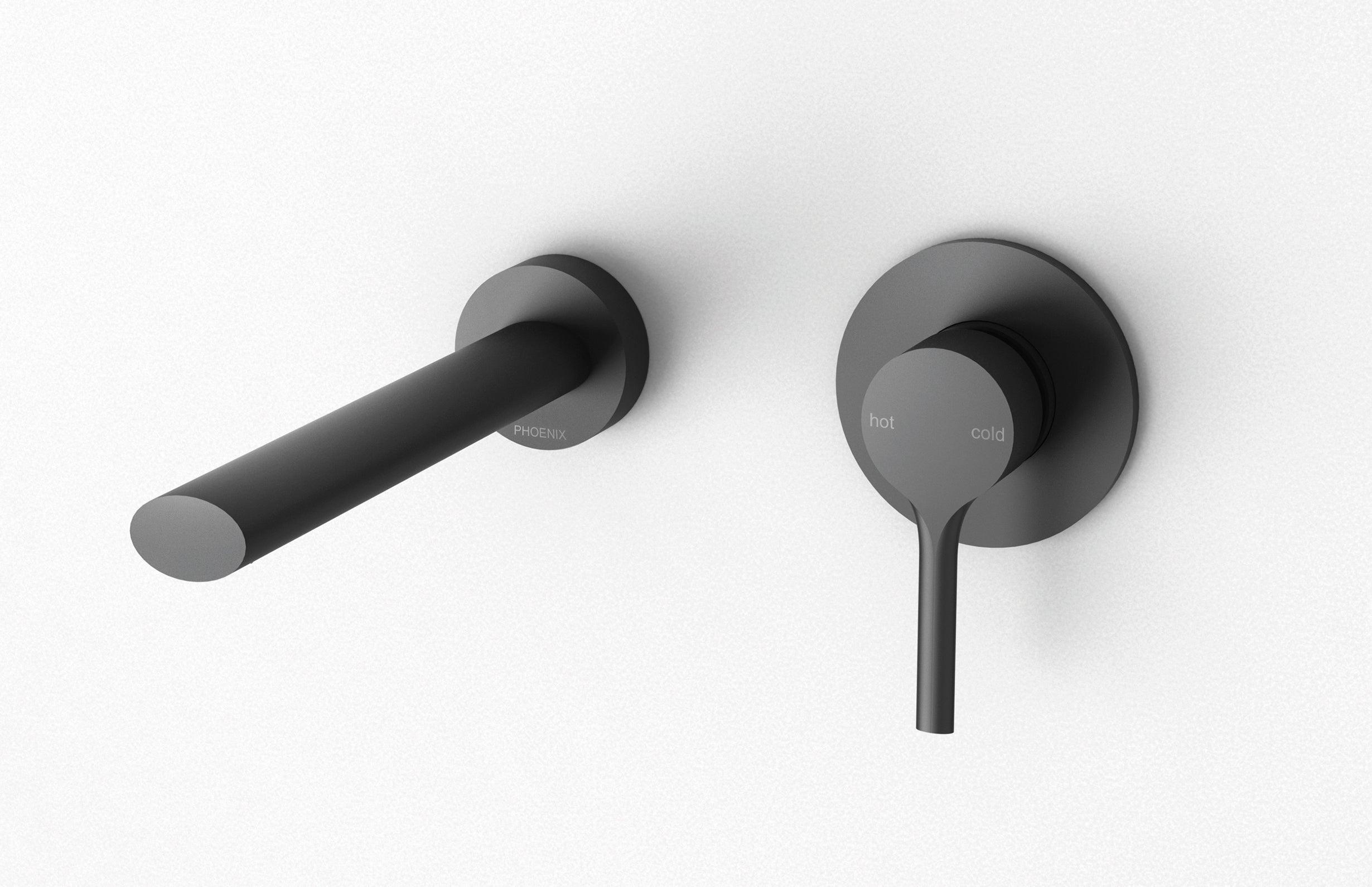 Phoenix Vivid Slimline Oval Basin Outlet Matte Black Vv774 Mb - Burdens Plumbing