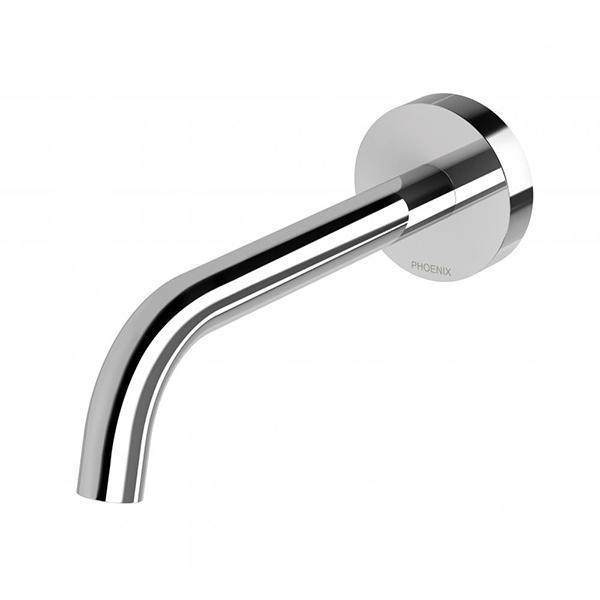 Phoenix Vivid Slimline Plus Wall Basin/Bath Outlet 180mm - Chrome - Burdens Plumbing