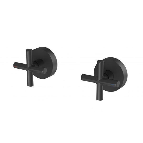 Phoenix Vivid Slimline Plus Wall Top Assemblies - Matte Black - Burdens Plumbing